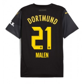 Borussia Dortmund Donyell Malen #21 Borta Kläder 2024-25 Kortärmad